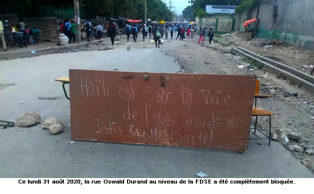 « Haïti est sur la voie de l’obscurantisme. Jistis pou Mèt Dorval »